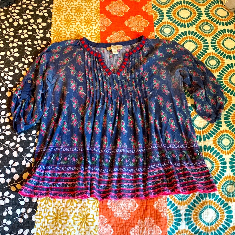 Vintage America babydoll top, size S